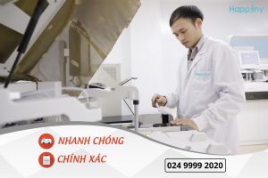 Happiny: Xét nghiệm nhanh chóng chính xác